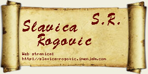 Slavica Rogović vizit kartica